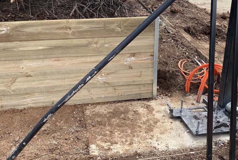 Commercial Fencing and Gate Footings